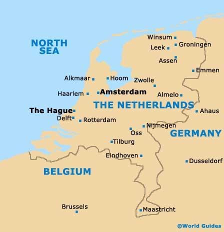 Rotterdam, amszterdam térkép
