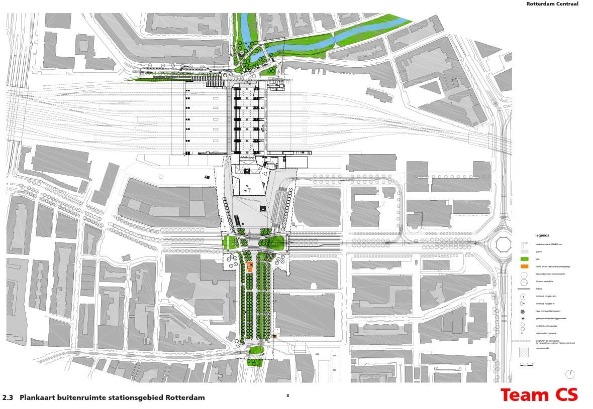 Rotterdam központi pályaudvar térkép