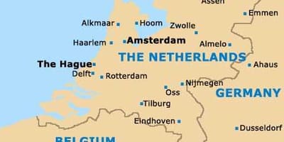Rotterdam, amszterdam térkép