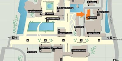 Térkép erasmus egyetem Rotterdam 