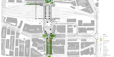 Rotterdam centraal pályaudvar térkép