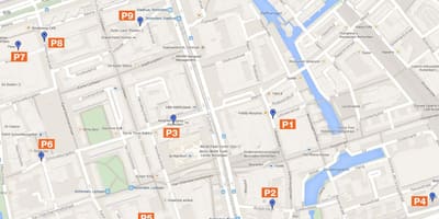 Térkép Rotterdam parkolási övezetek 